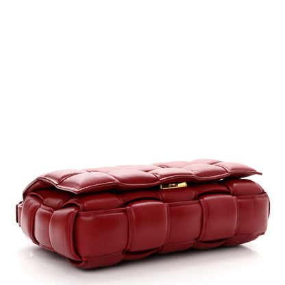 Bottega Veneta Nappa Maxi Intreccio Padded Cassette Crossbody Bag Dark Red 4 of 11