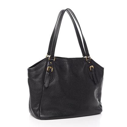 Prada Vitello Daino Shoulder Bag Black 3 of 15