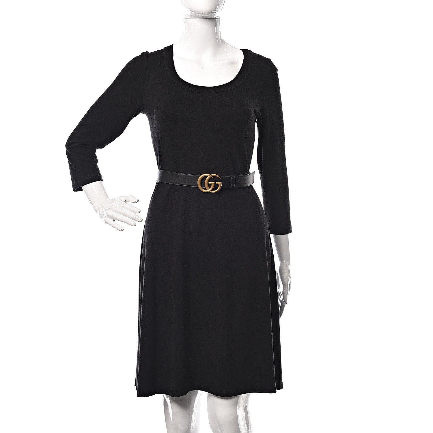 Gucci Calfskin Double G 30mm Belt 90 36 Black 2 of 6