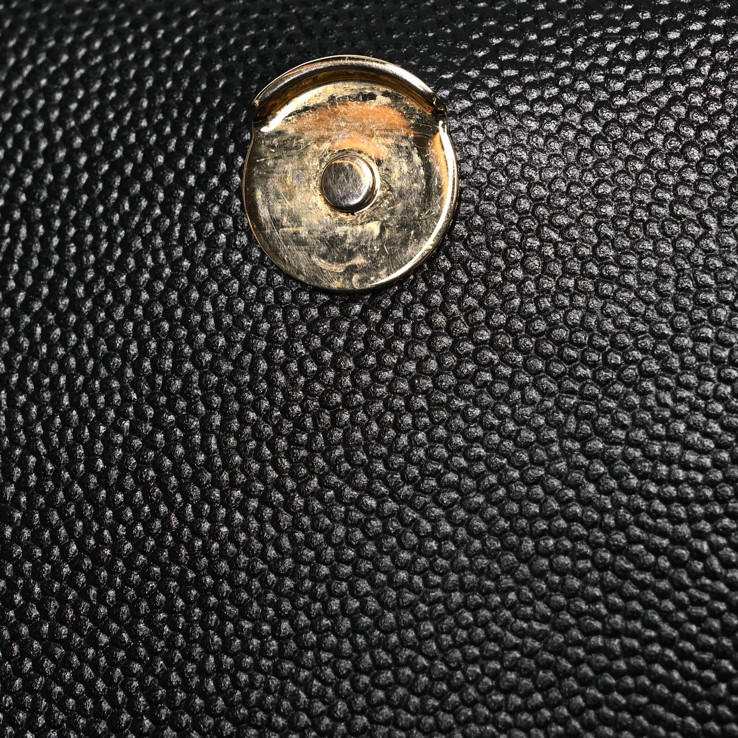Grain De Poudre Medium Classic Monogram Kate Satchel Black
