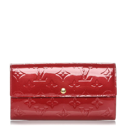 Louis Vuitton Vernis Sarah Wallet Pomme D'Amour 1 of 7