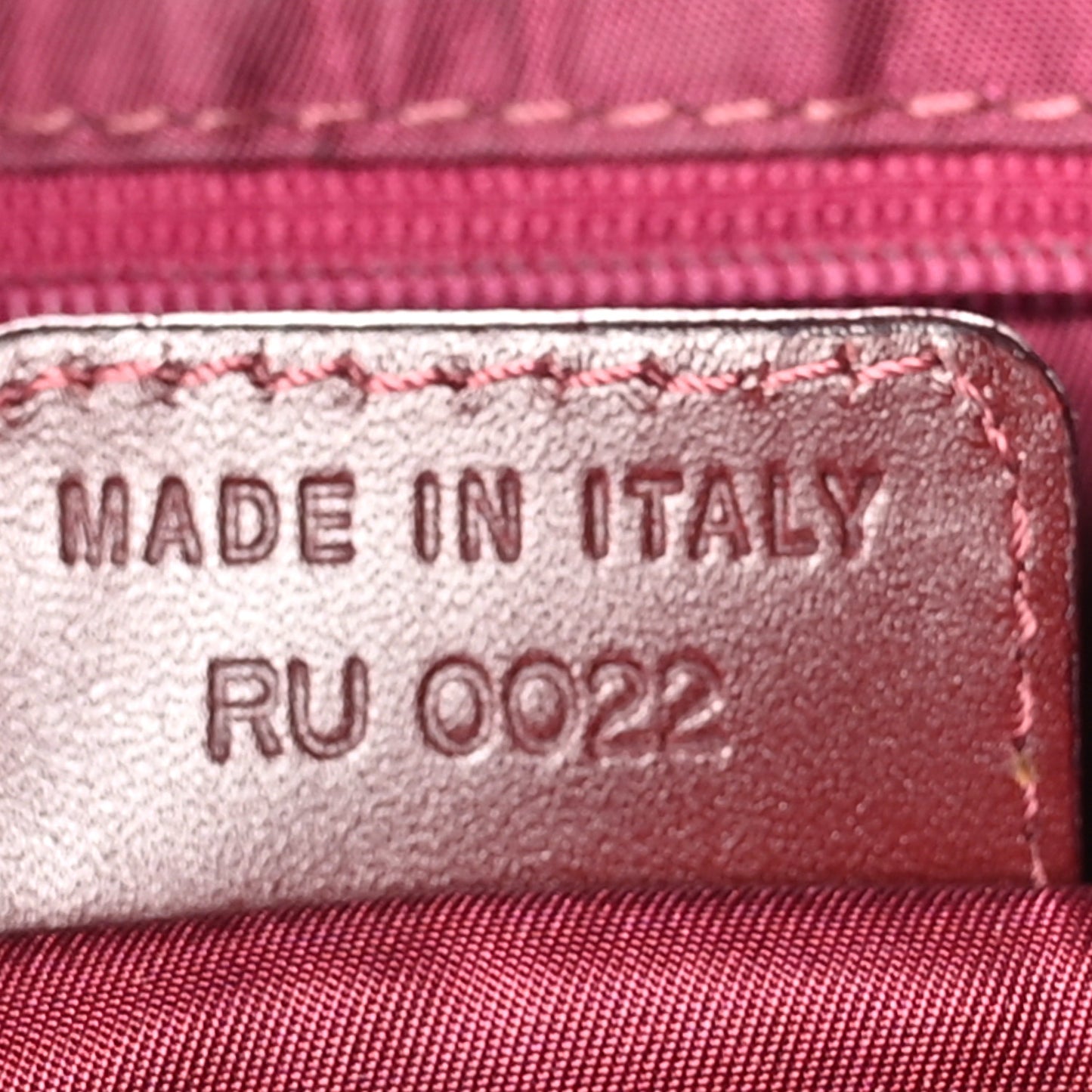 Monogram Saddle Bag Burgundy