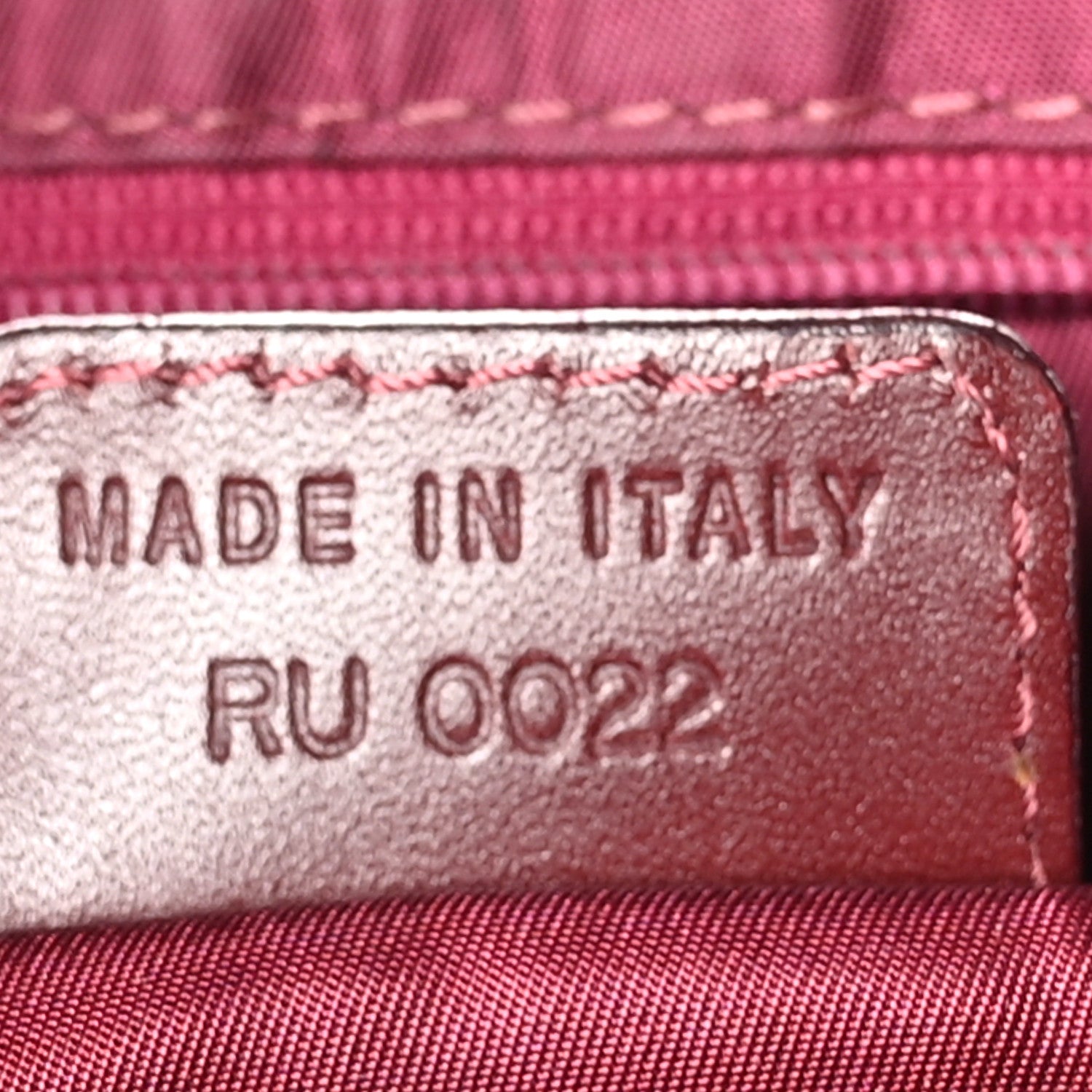 Christian Dior Monogram Saddle Bag Burgundy 7 of 10