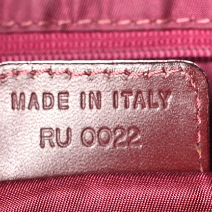 Christian Dior Monogram Saddle Bag Burgundy 7 of 10