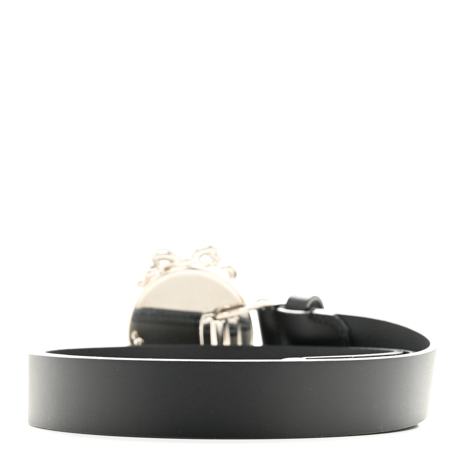 Christian Dior Calfskin Medaillon 25mm Belt 95 38 Black 2 of 6