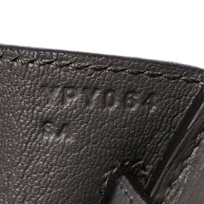 Hermes Togo Birkin 25 Etain 7 of 11