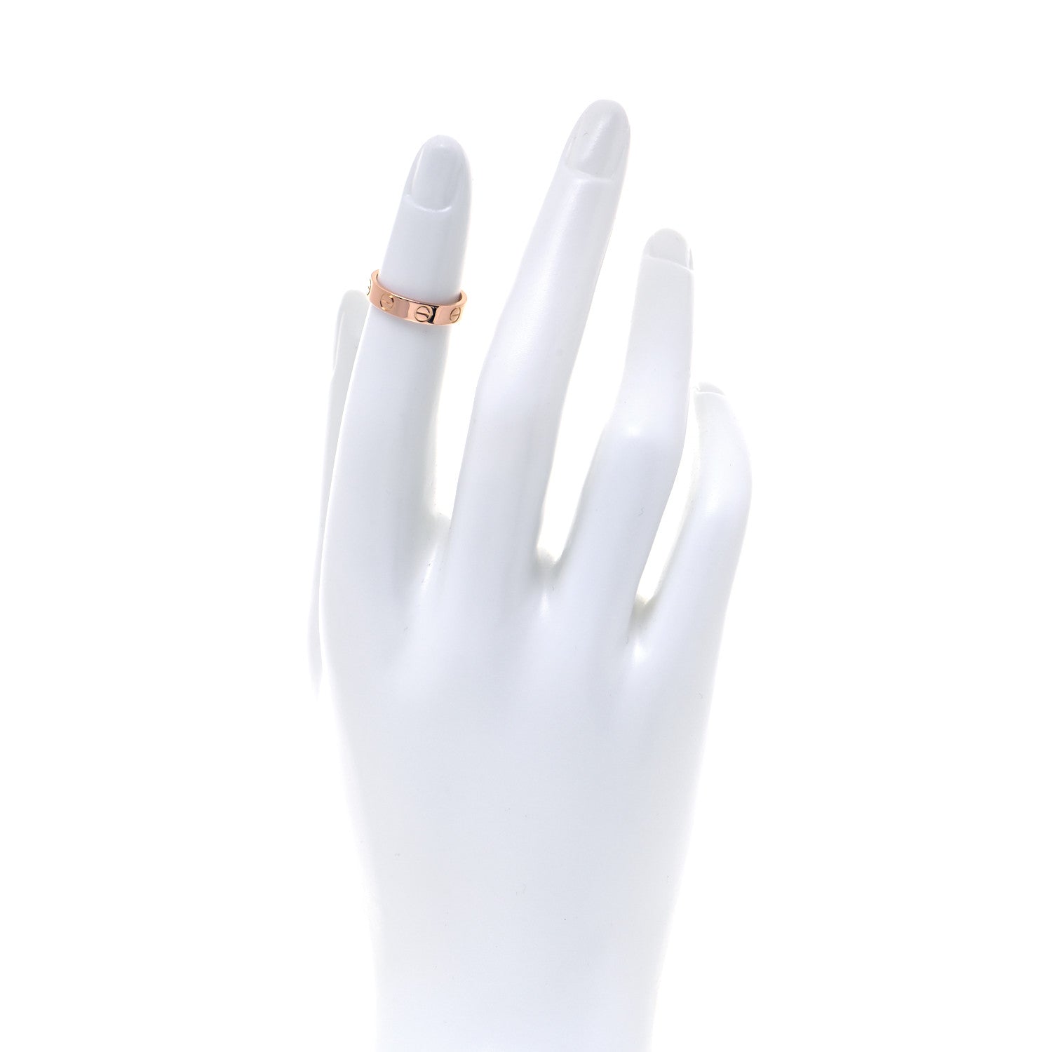 Cartier 18K Pink Gold 3.5mm LOVE Wedding Band Ring 45 3.25 2 of 4