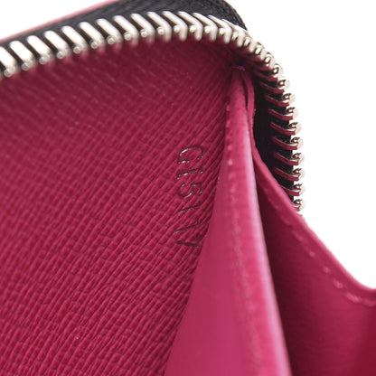 Louis Vuitton Epi Zippy Wallet Black Hot Pink 7 of 8