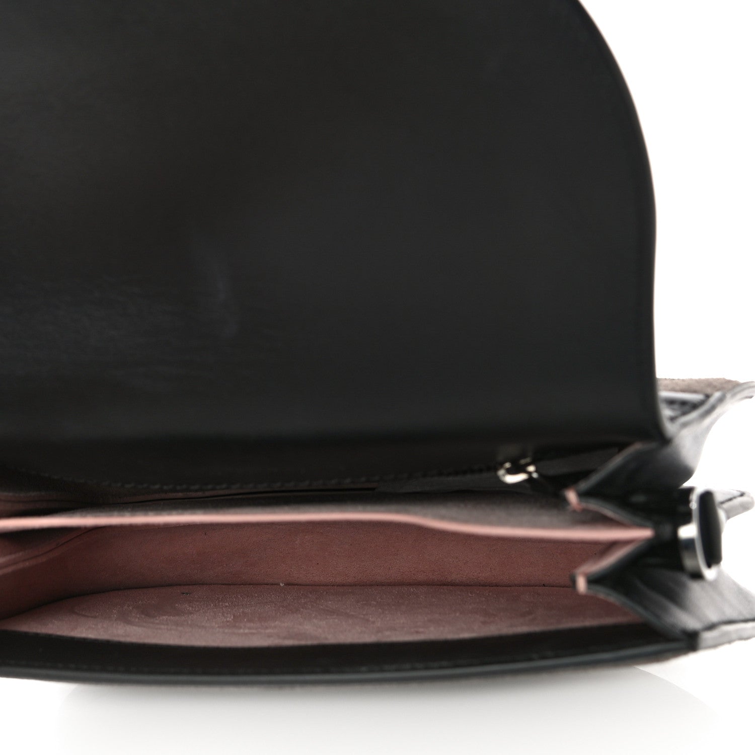 MCM Suede Calfskin Trisha Small Shoulder Bag Black 5 of 16