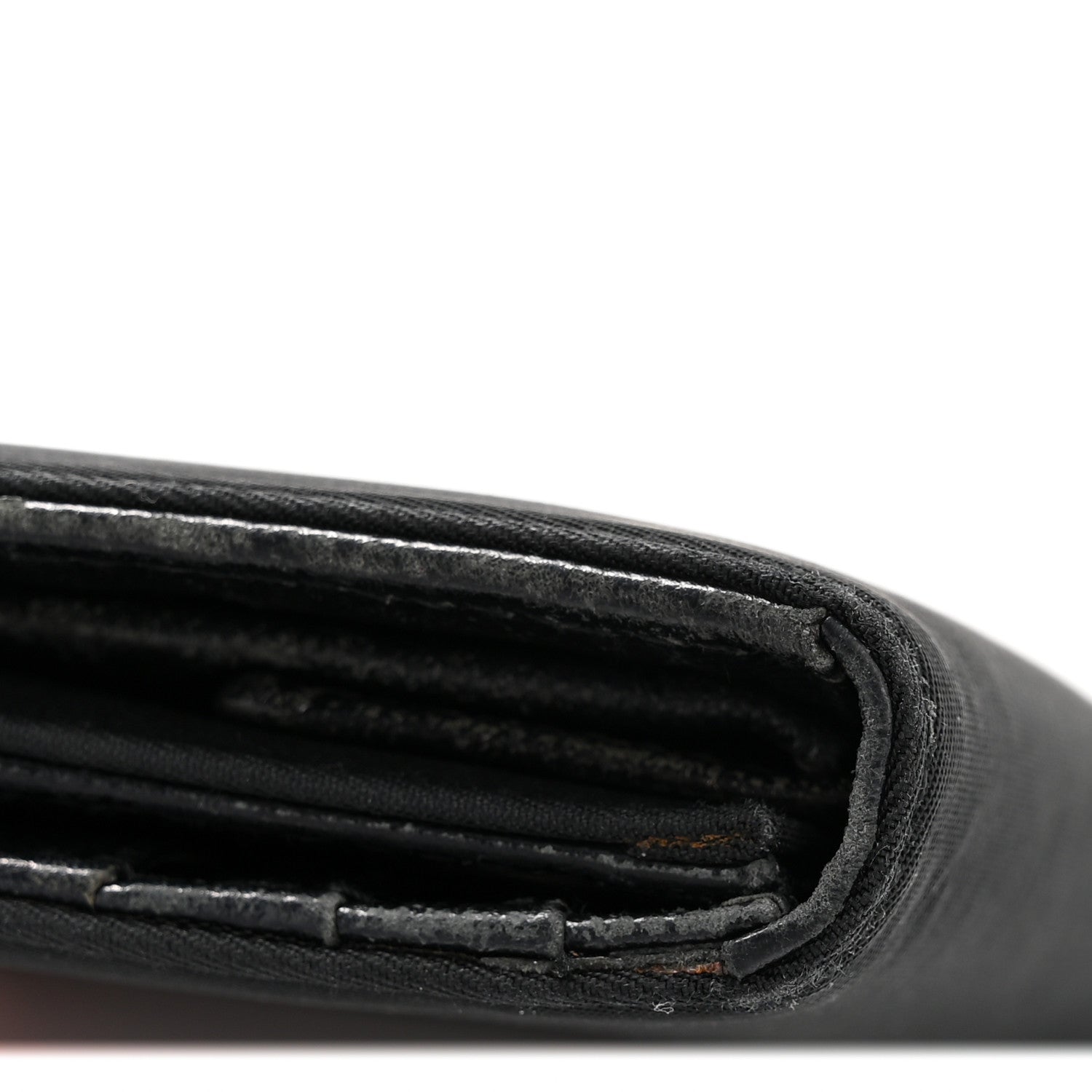 Prada Tessuto Nylon Tri-Fold Compact Wallet  Black 24 of 24