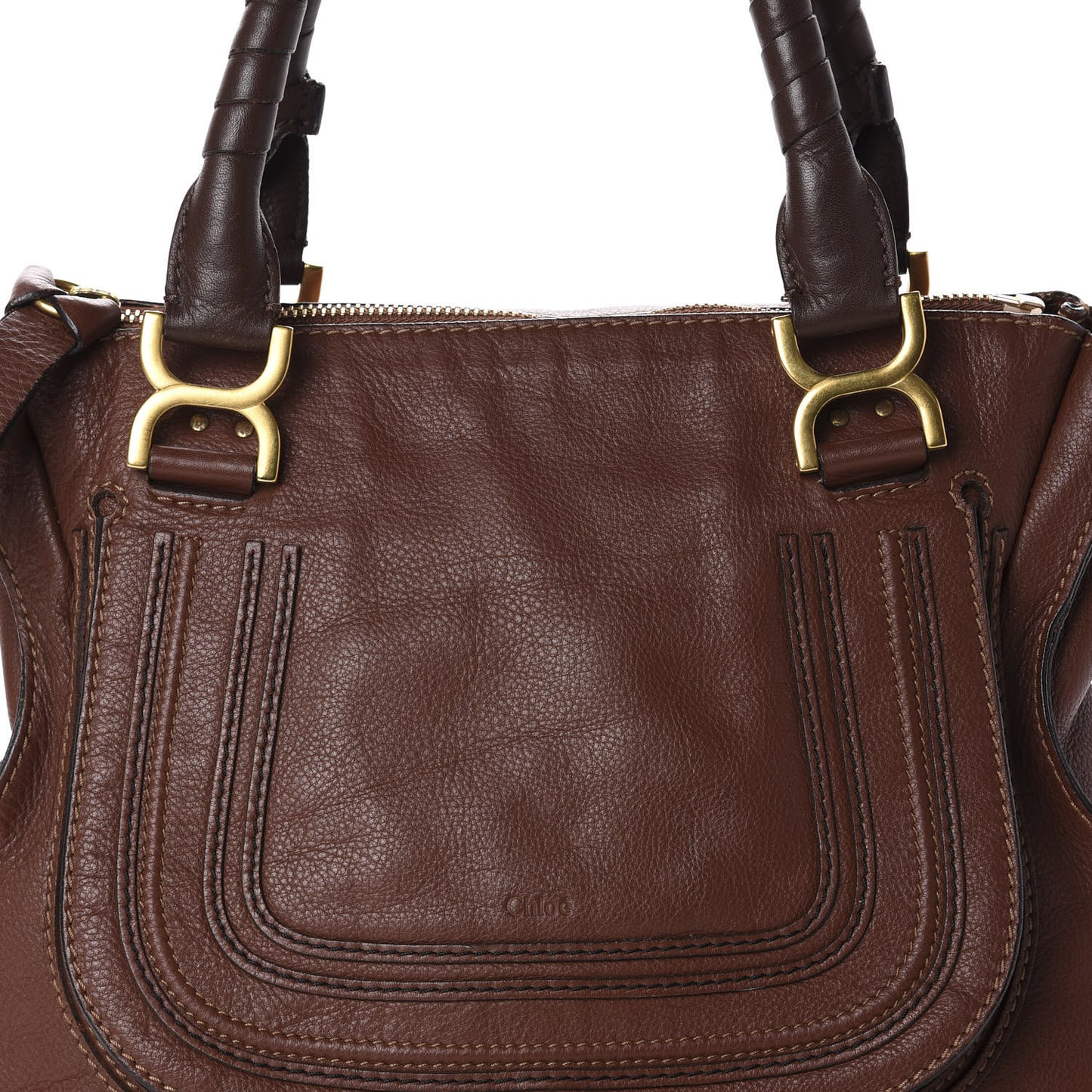 Calfskin Medium Marcie Satchel Ebony