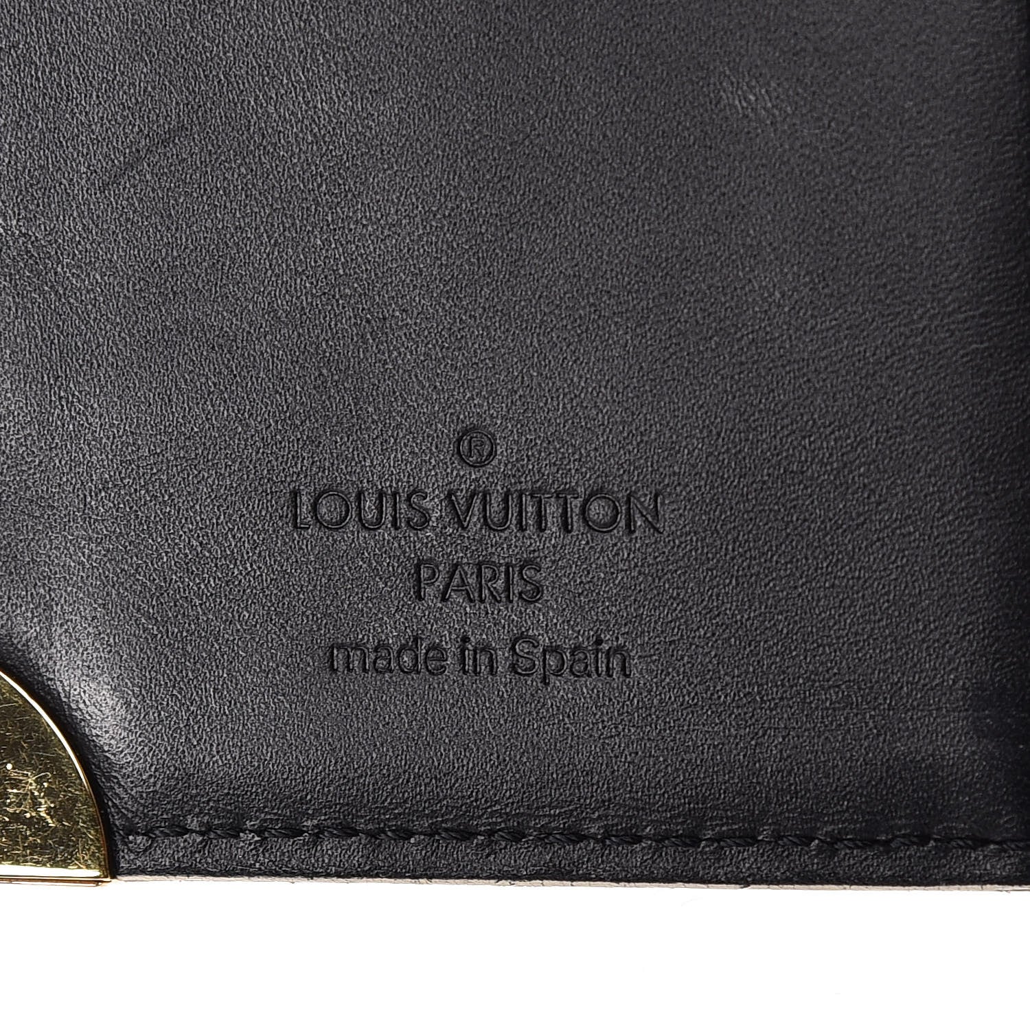 Louis Vuitton Suhali Small Ring Agenda Cover Black 6 of 12