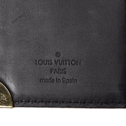 Louis Vuitton Suhali Small Ring Agenda Cover Black 6 of 12