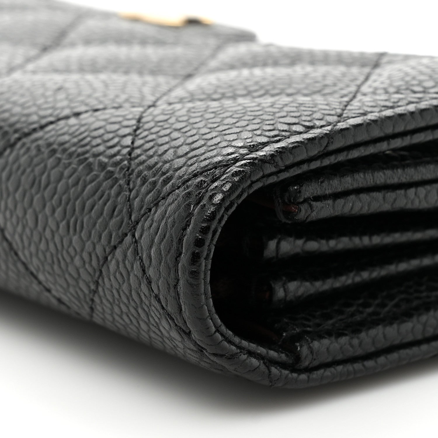 Chanel Caviar Quilted Large Flap Wallet Black 16 of 18