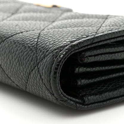 Chanel Caviar Quilted Large Flap Wallet Black 16 of 18