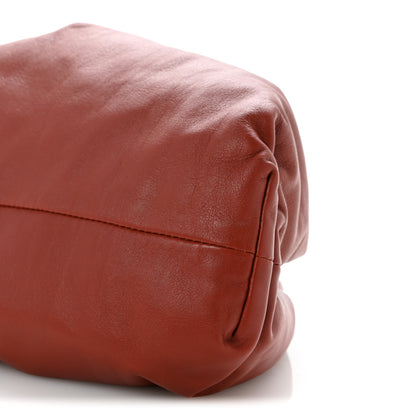 Bottega Veneta Smooth Butter Calf The Pouch Oversized Clutch Rust 10 of 12