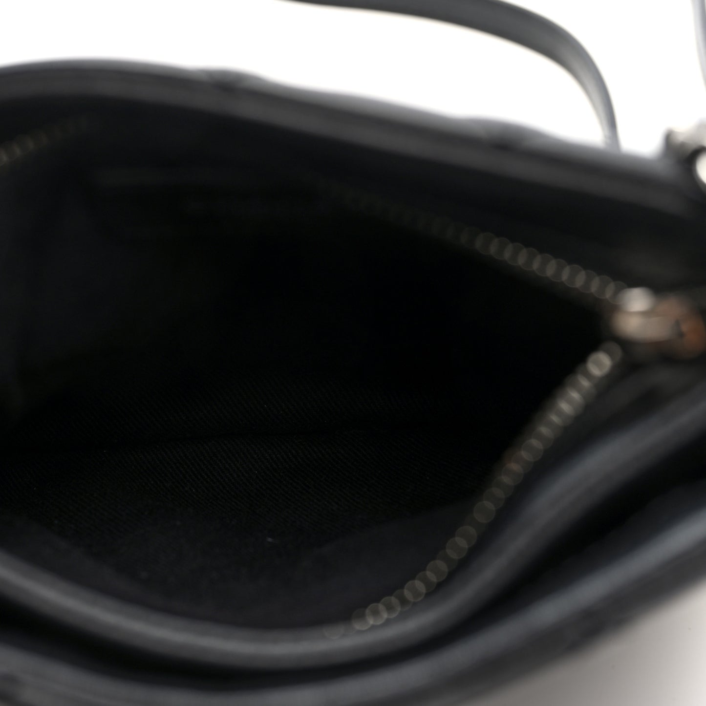 Lambskin Quilted Crossbody Bag Black
