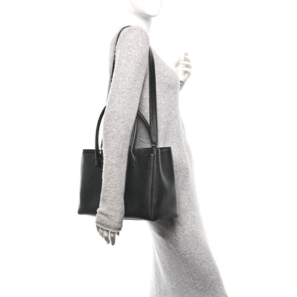 Chanel Calfskin Cerf Executive Shopper Tote Black 2 of 10
