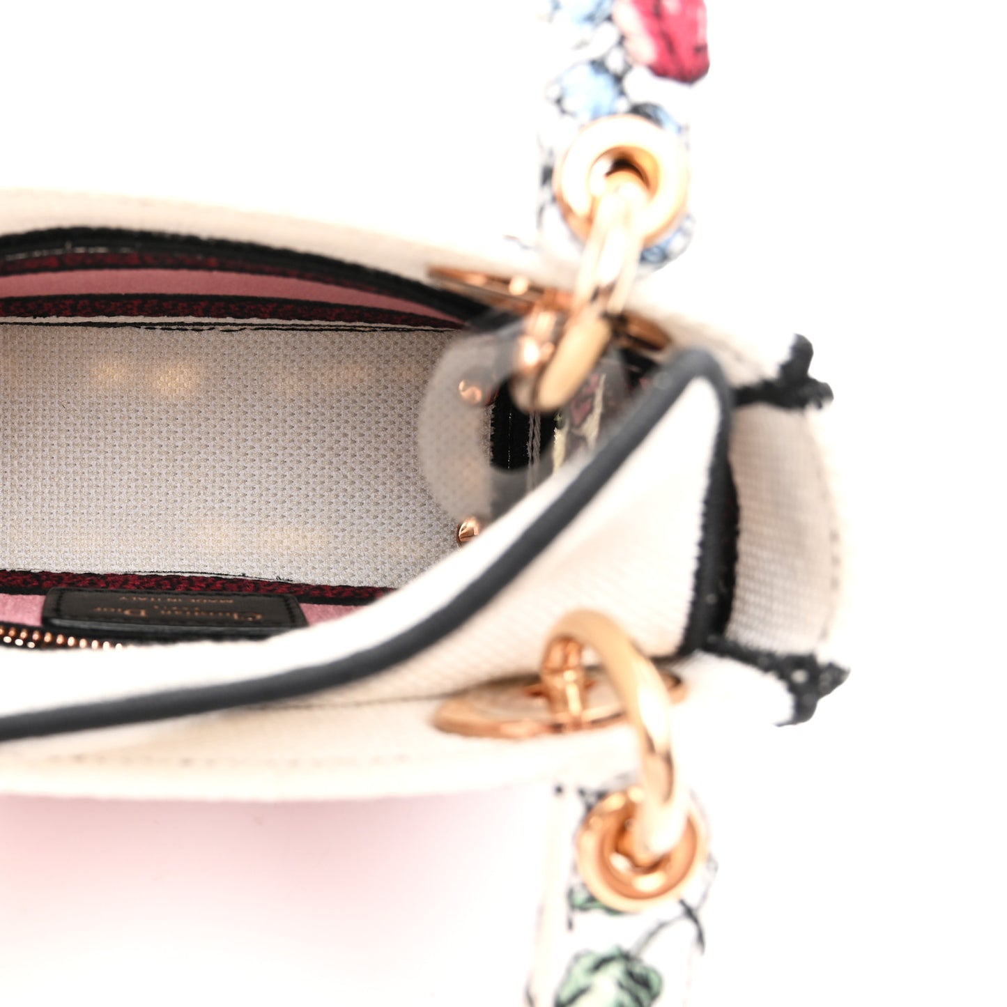 Canvas Florilegio Embroidered Mini Lady D-Lite White Multicolor