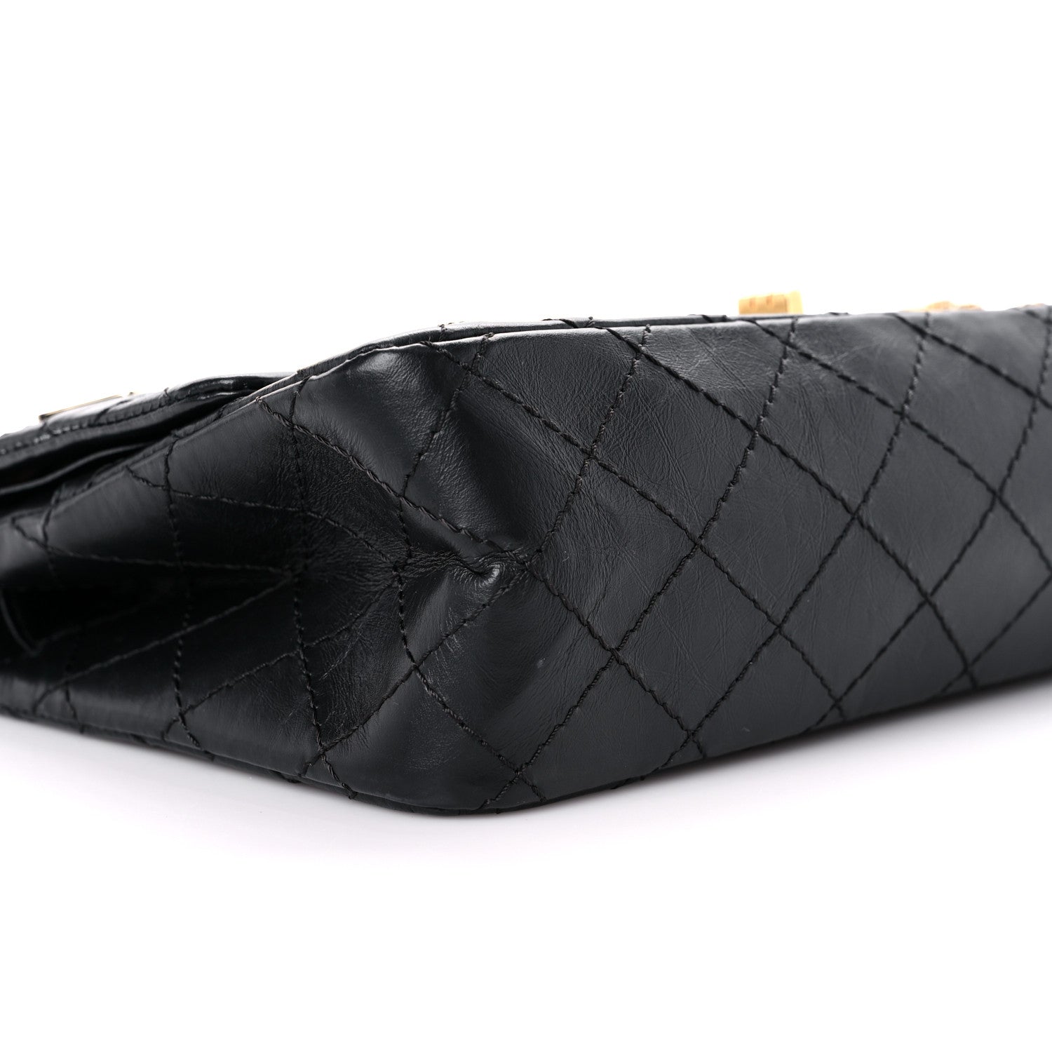 Chanel Aged Calfskin Lucky Charms 2.55 Reissue 225 Flap Black 8 of 12
