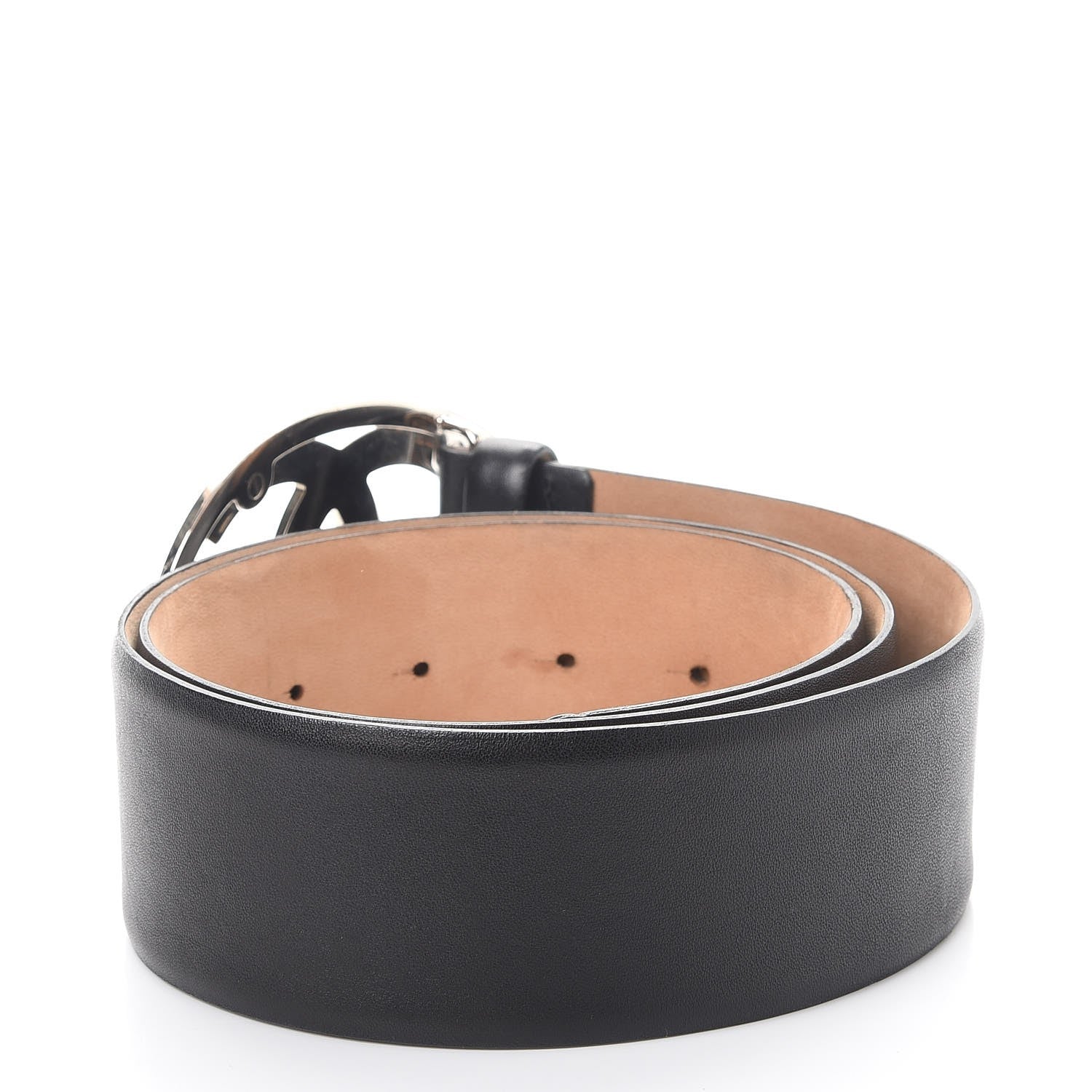 Chanel Calfskin CC Belt 85 34 Black 4 of 9