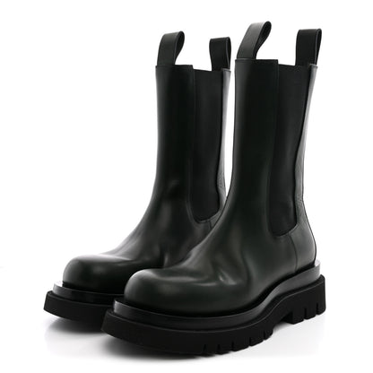 Bottega Veneta Calfskin The Lug Chelsea 55mm Boots 36 Bottle Green 4 of 9