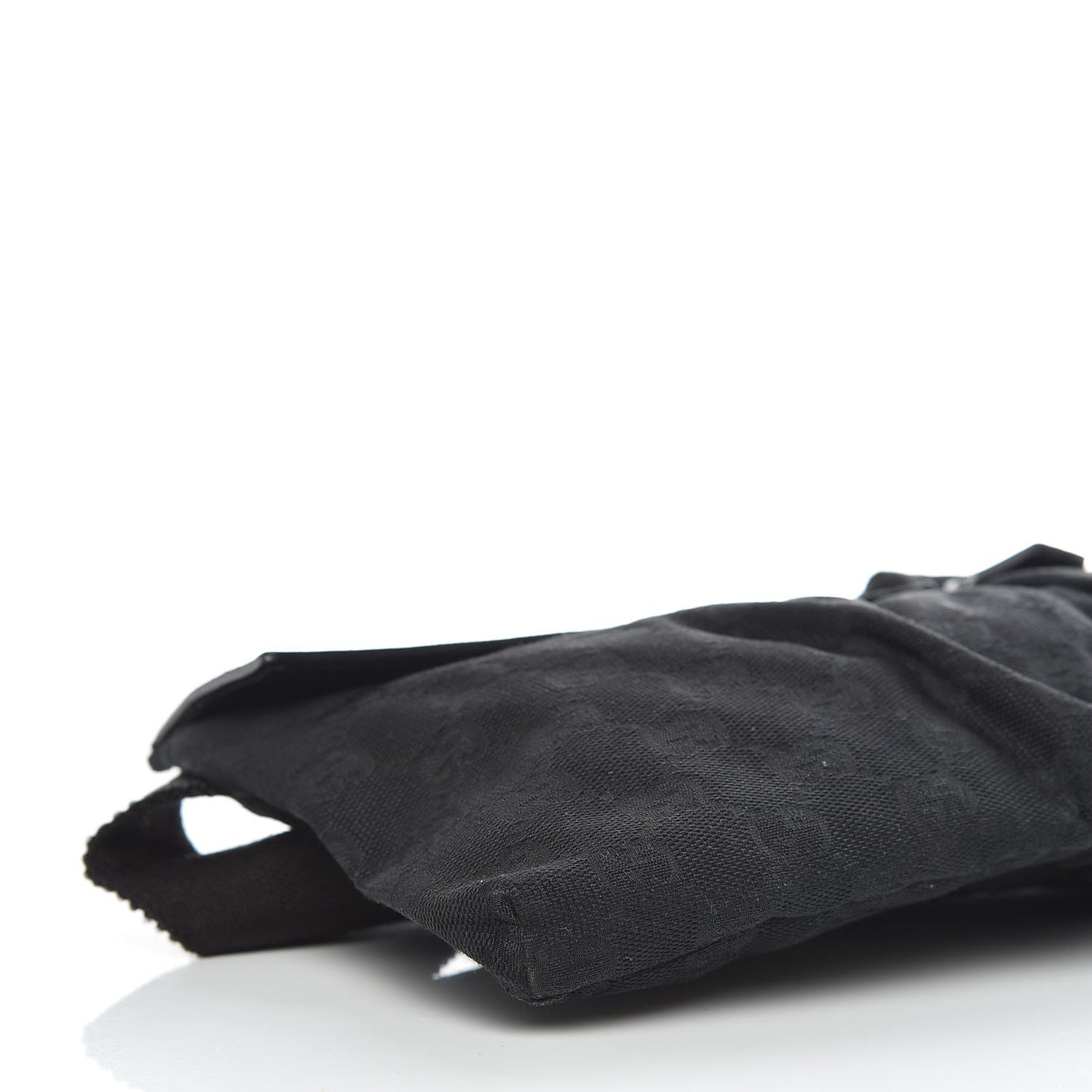 GG Monogram Double Pocket Belt Bag Black