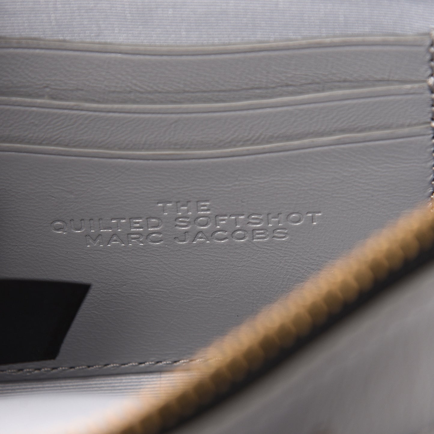 Calfskin Quilted The Softshot 21 Bag Grey