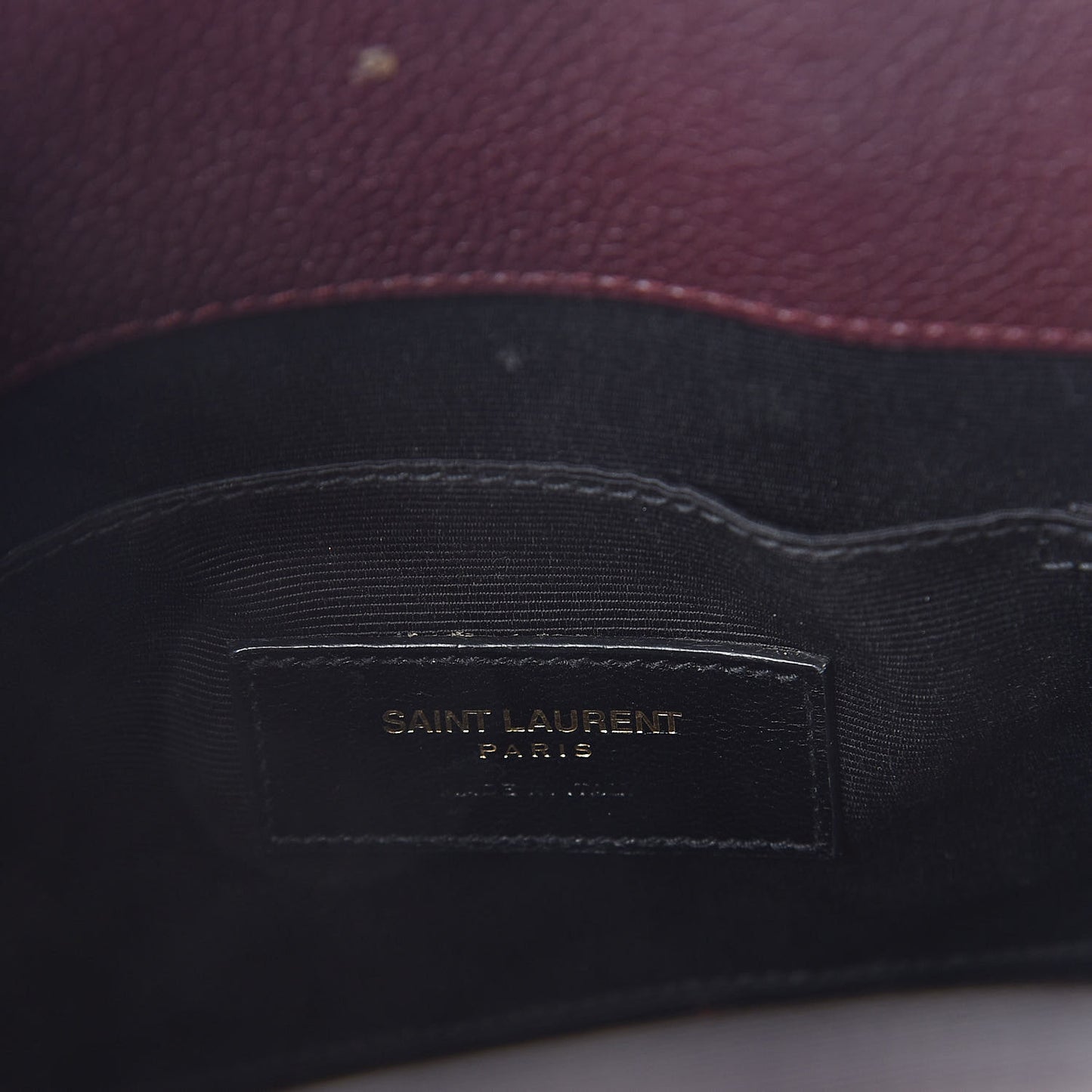 Grained Calfskin Nano Sac De Jour Amaranto