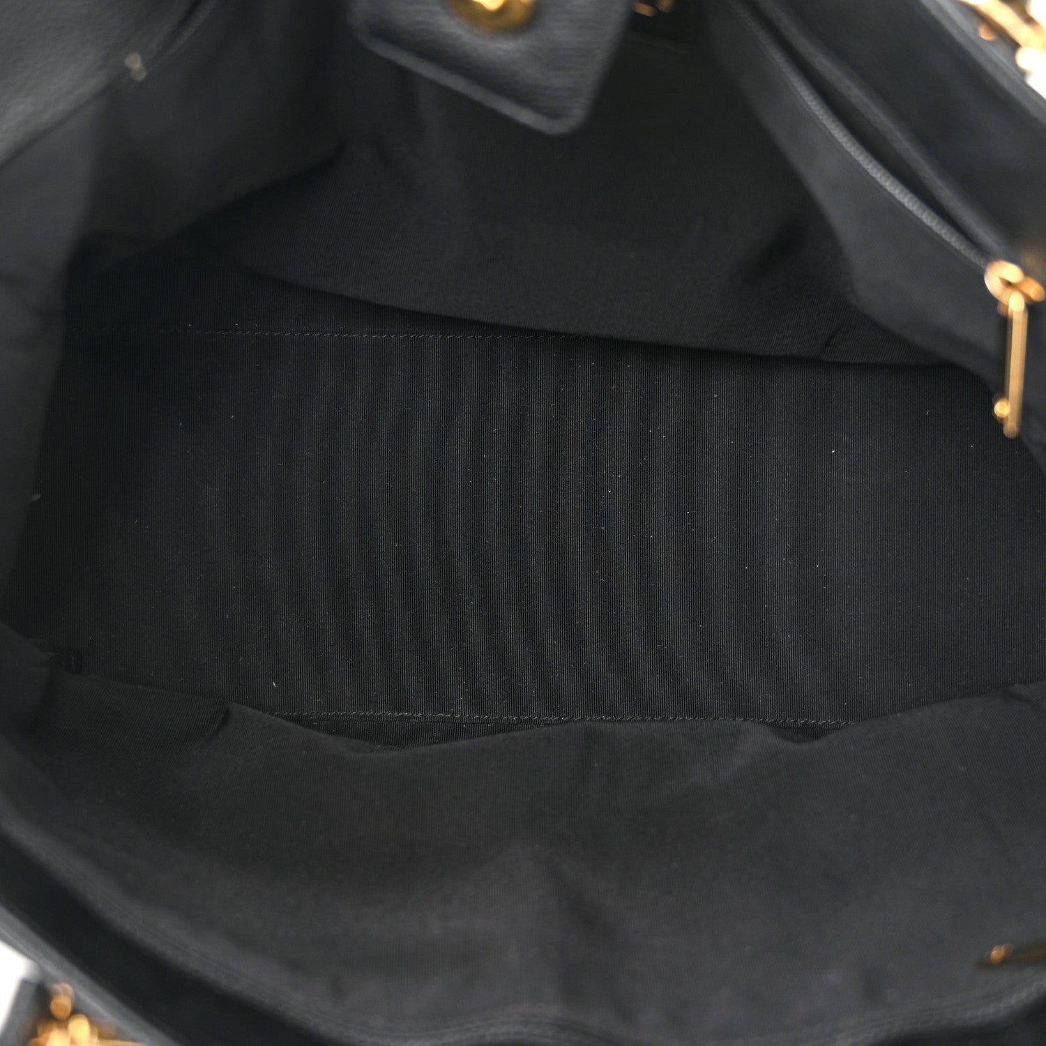 Chanel Calfskin Cerf Executive Shopper Tote Black 5 of 10