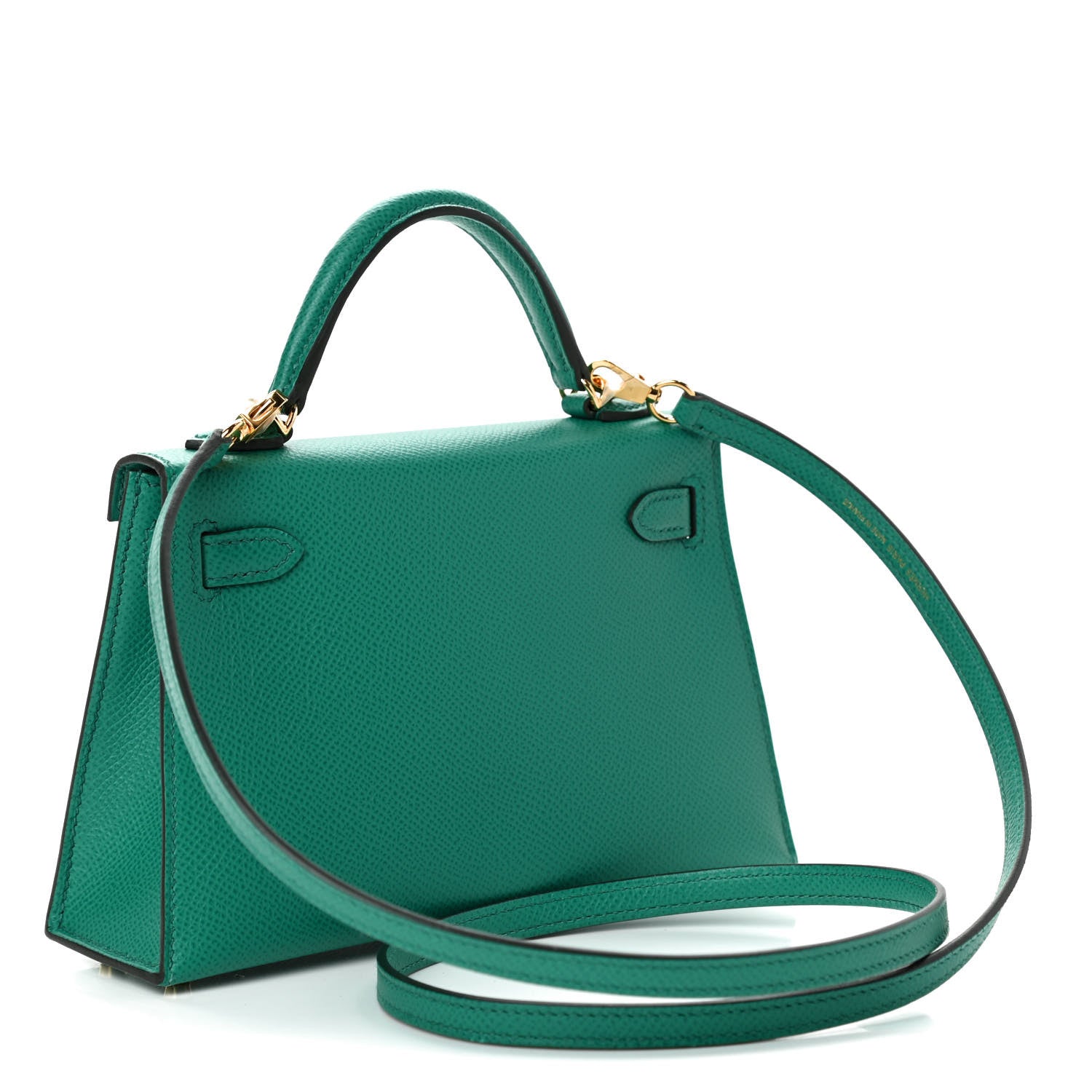 Hermes Epsom Mini Kelly Sellier 20 Vert Jade 2 of 10