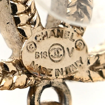 Chanel CC Cage Drop Earrings Gold 4 of 4