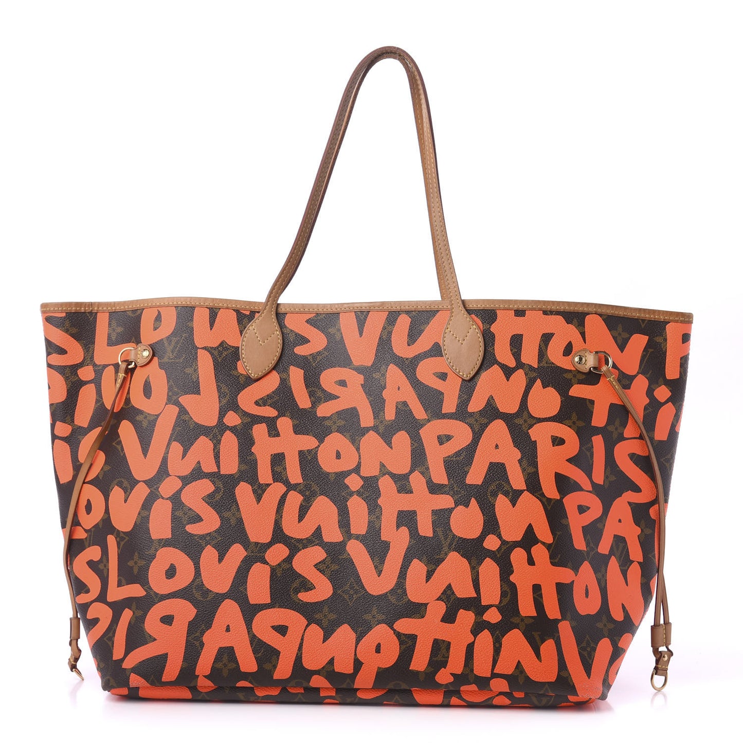 Monogram Graffiti Neverfull GM Orange