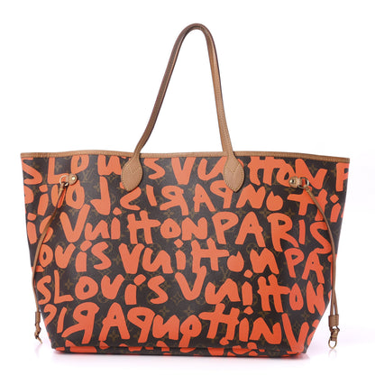 Louis Vuitton Monogram Graffiti Neverfull GM Orange 1 of 10