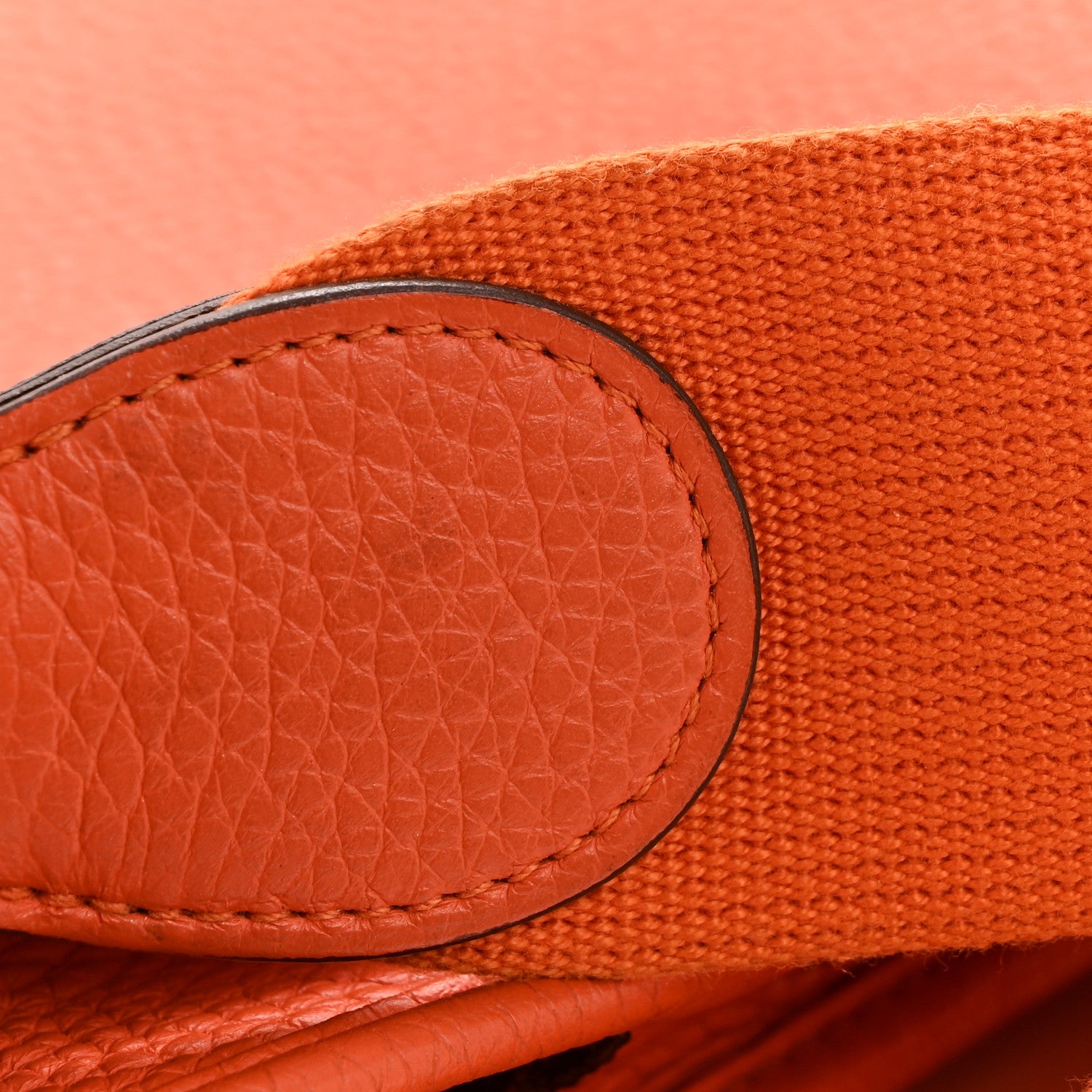 Hermes Taurillon Clemence EVELYNE III GM Orange 15 of 15