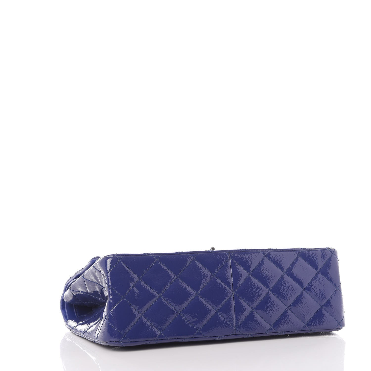 Chanel Patent Caviar Quilted 2.55 Reissue 226 Flap Blue 3 of 10