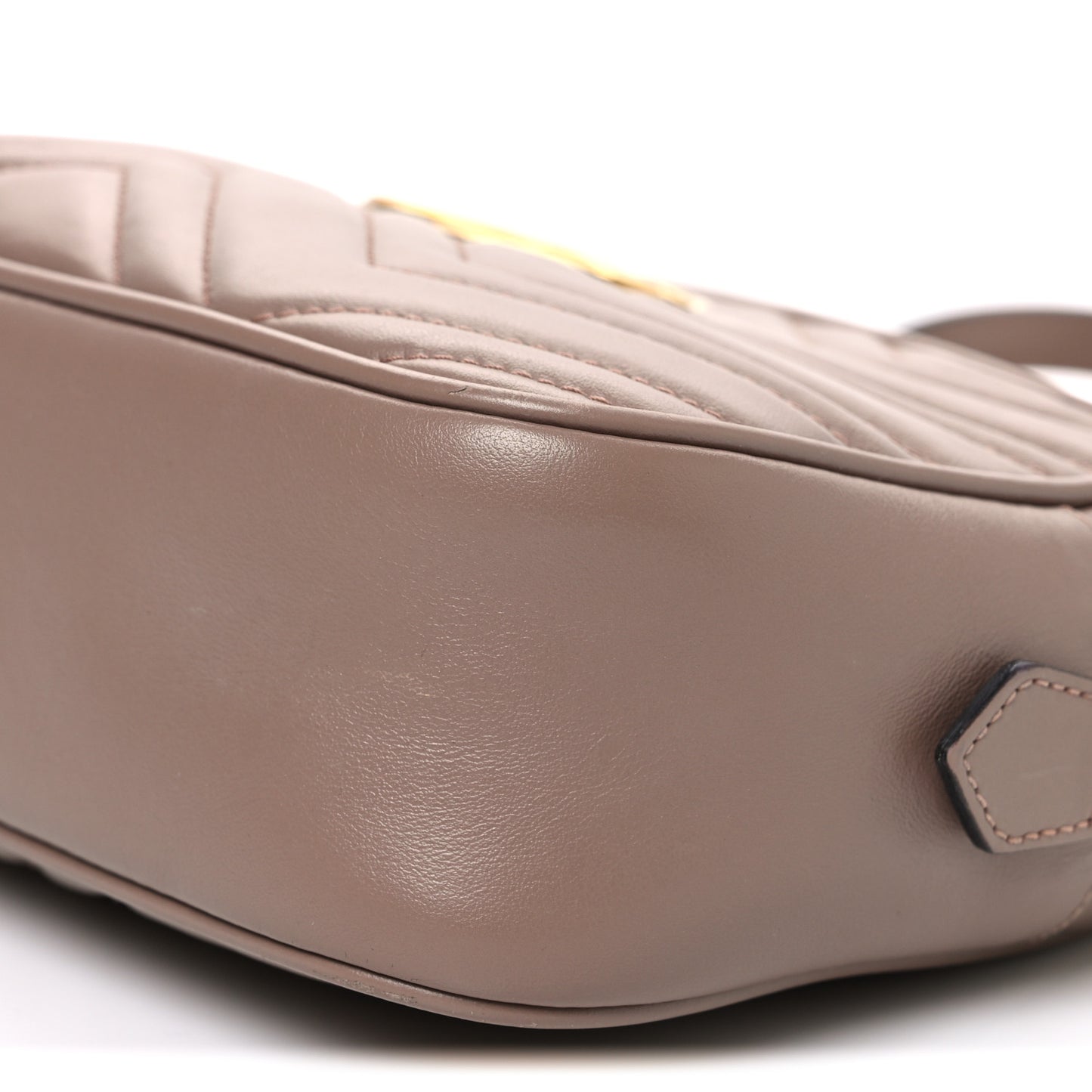 Calfskin Matelasse Small GG Marmont Chain Shoulder Bag Porcelain Rose