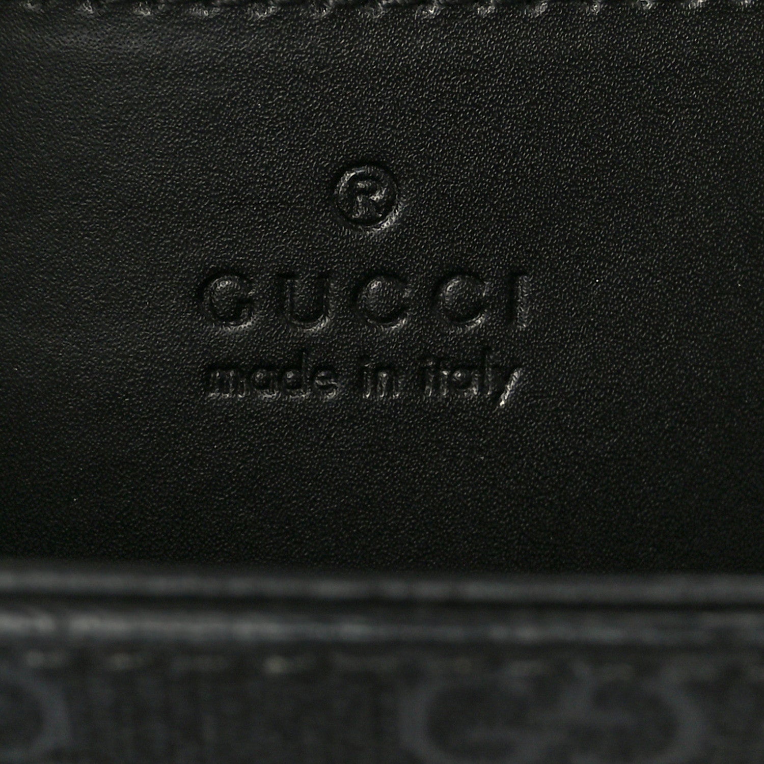 Gucci GG Supreme Monogram Appia Calfskin Web Mini Tote Bag Black 6 of 10