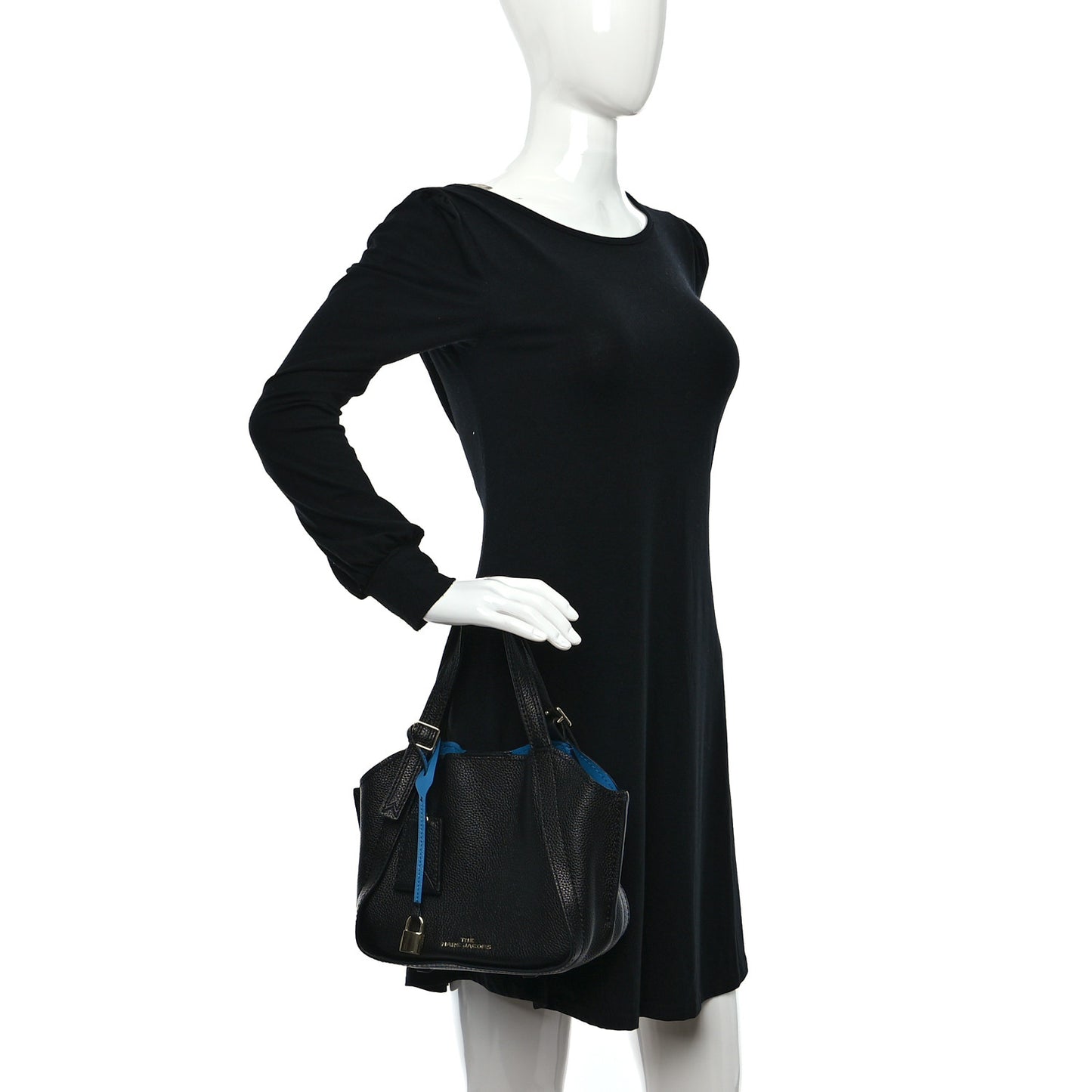 Grained Calfskin The Director Tote Black