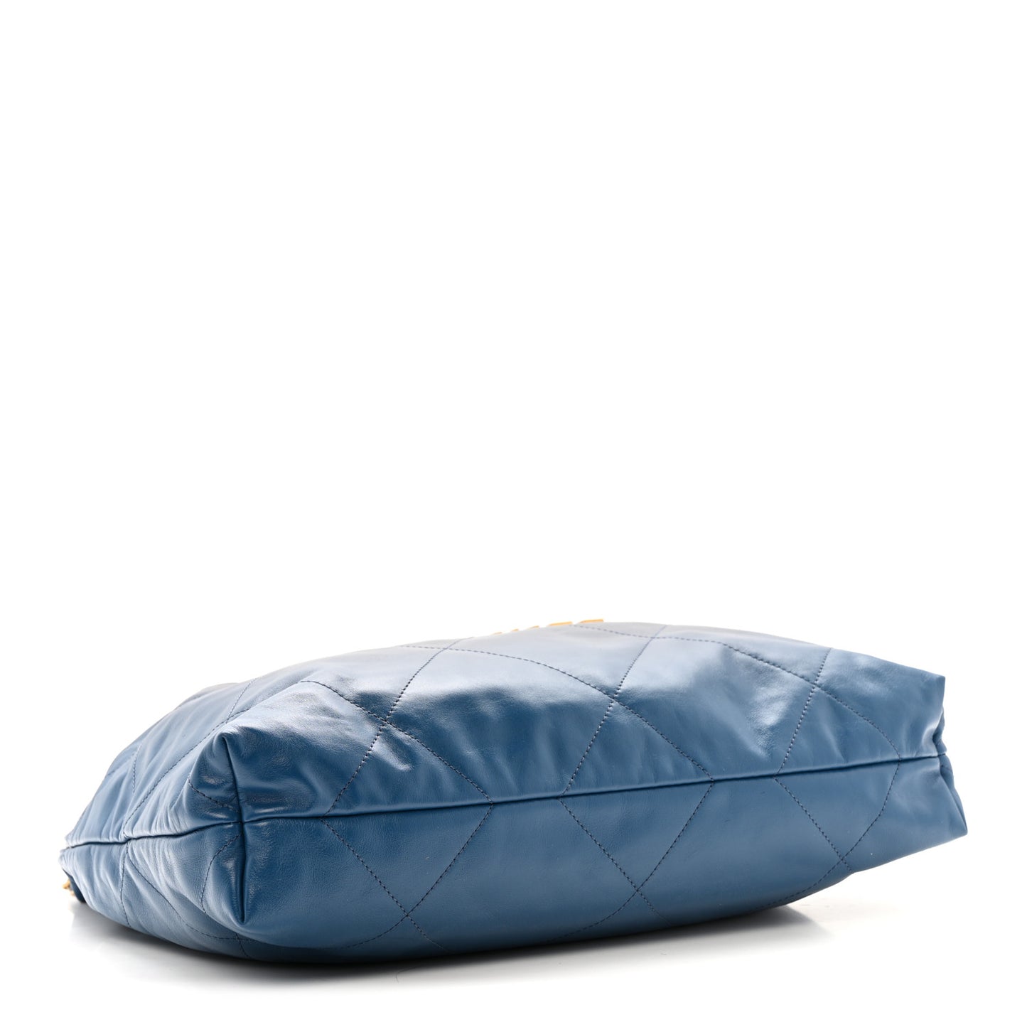 Shaded Calfskin Quilted Chanel 22 Blue Dark Blue
