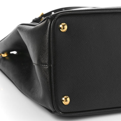 Prada Saffiano Medium Galleria Double Zip Tote Black 7 of 8