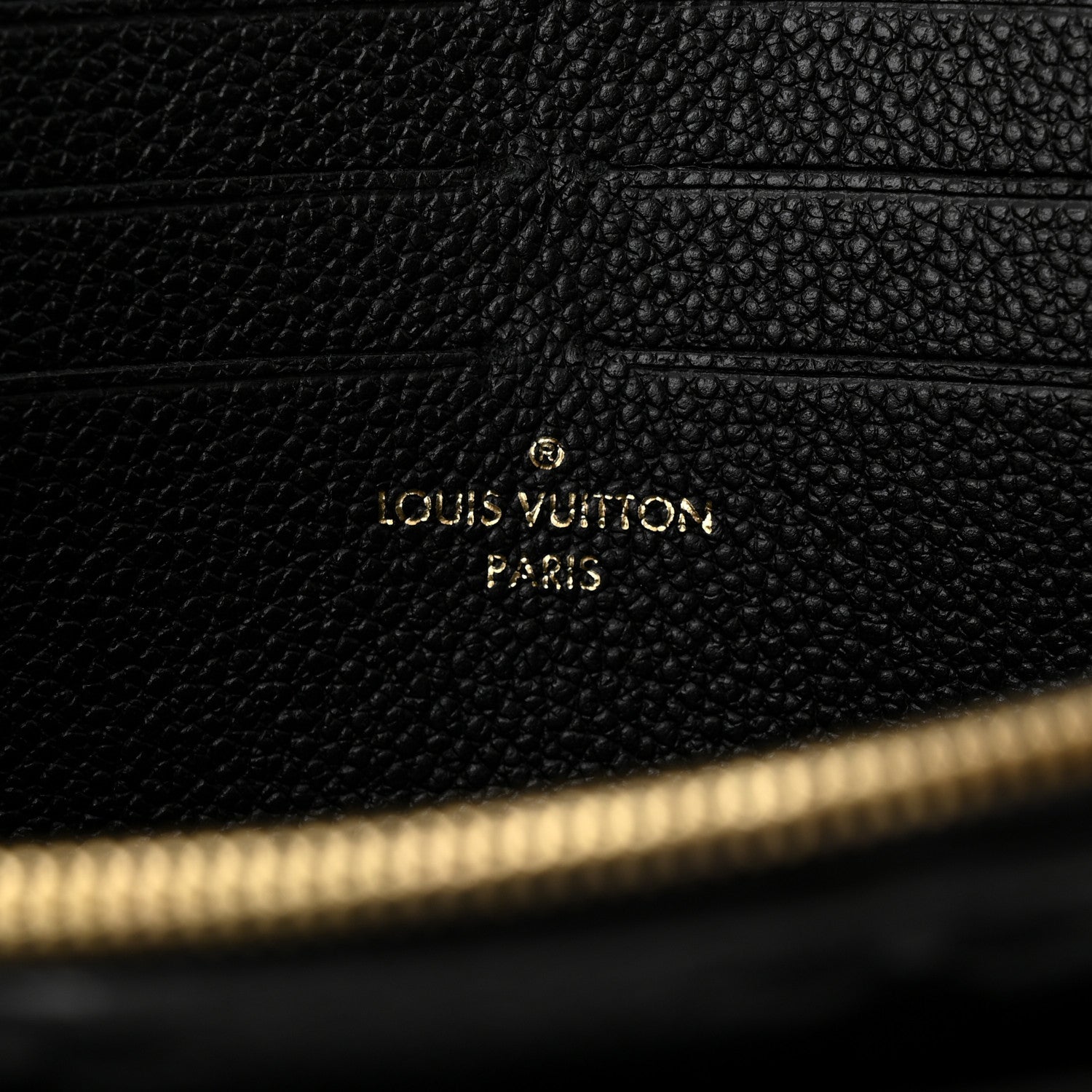 Louis Vuitton Empreinte Vavin Chain Wallet Black 6 of 12