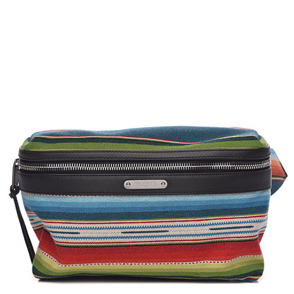 Saint Laurent Wool Mexican Jacquard City Belt Bag Multicolor 1 of 10