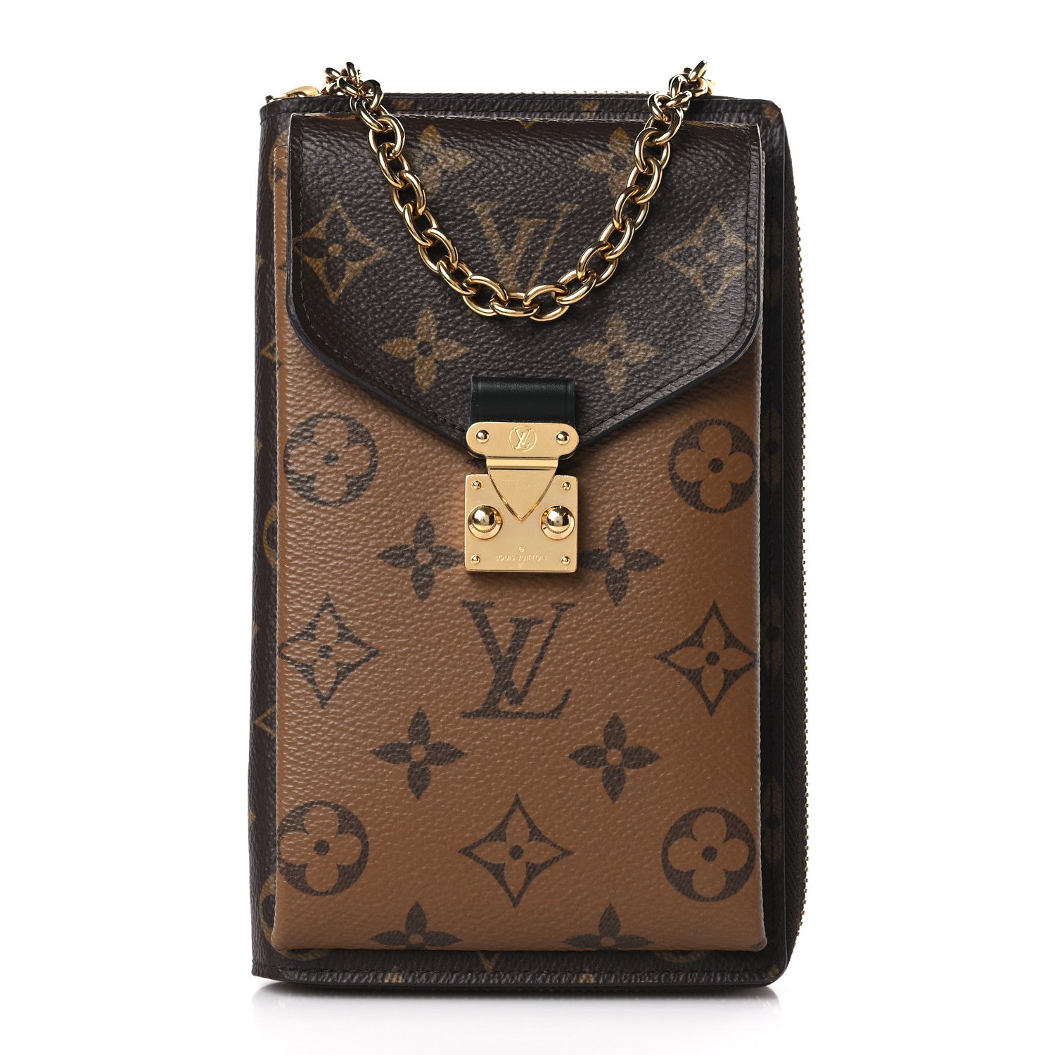 Louis Vuitton Reverse Monogram Metis Vertical Zippy Wallet 1 of 9