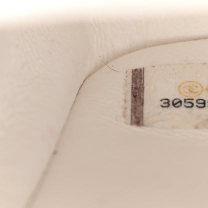 Chanel Caviar Quilted Medium Double Flap White 7 of 11