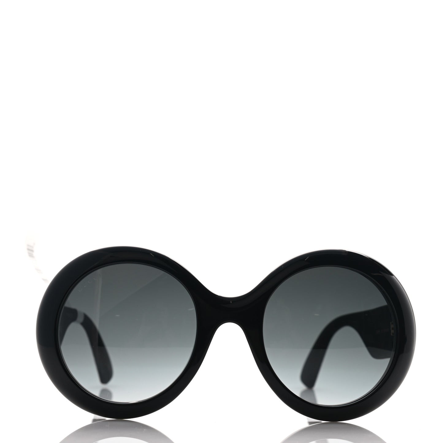 Acetate Round GG0101S Glitter Sunglasses Black