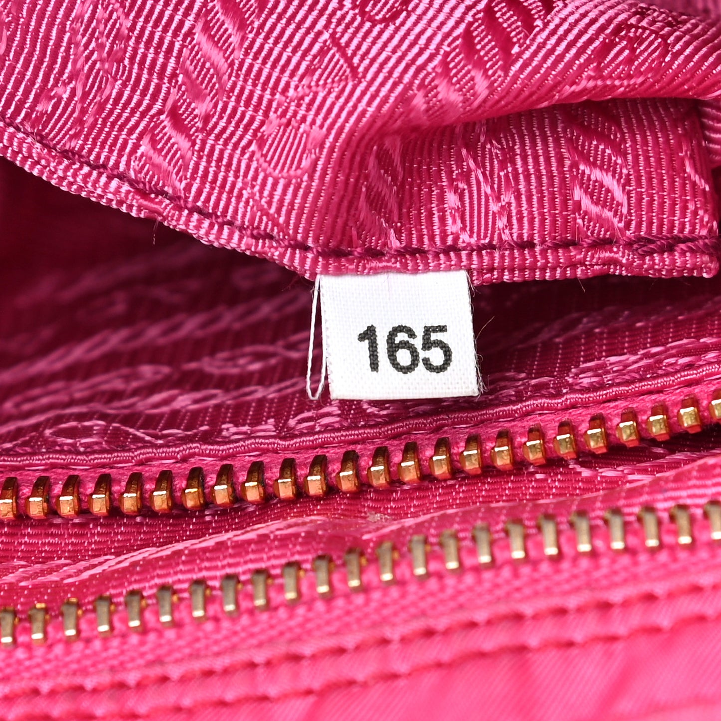 Tessuto Nylon Patent Pocket Messenger Bag Fuxia
