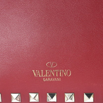 Valentino Garavani Calfskin Rockstud Camera Crossbody Bag Red 10 of 12