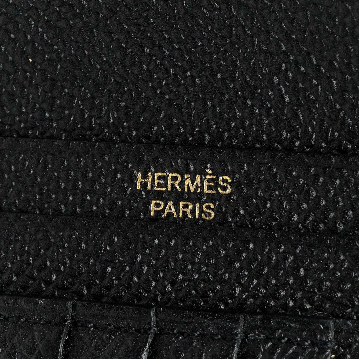 Hermes Epsom Bearn Compact Wallet Black 6 of 8