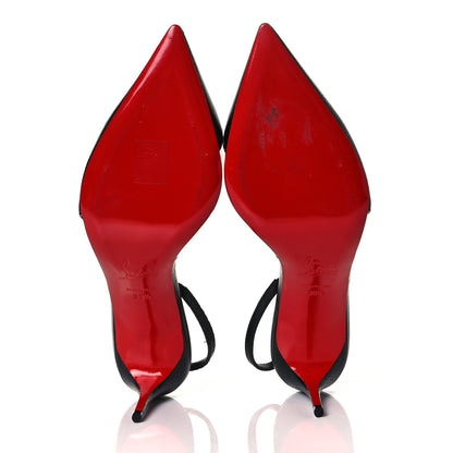 Christian Louboutin Calf Zarli PVC Optisexy 70 Pumps 38.5 Black 5 of 9